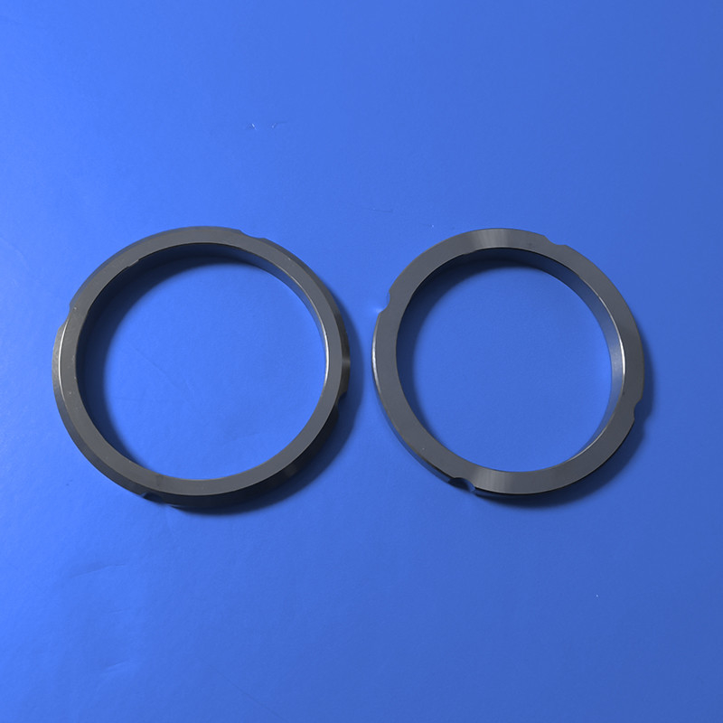 Tungsten Steel Production Custom Made High Flatness Mechanical Carbide Seal Rings