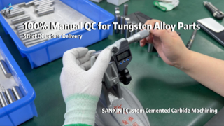 Inspeksi QC Manual 100% | Mesin Presisi Batang Tungsten Carbide, Batang, Silinder, Plunger & Poros