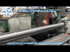 0.01 Kebulatan Tungsten Machining Carbide rods Penggilingan Produksi