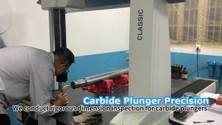 Inspeksi Ketat Plunger Karbida Presisi Tinggi