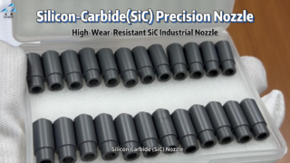 Nozel Silikon Karbida (SiC) Presisi Tinggi | Suku Cadang Kustom Tungsten Carbide Industri Tahan Aus